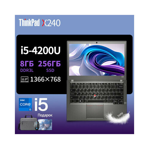 Ноутбук Lenovo Thinkpad X240 125 Intel Core i5 4th Windows 7 24290₽
