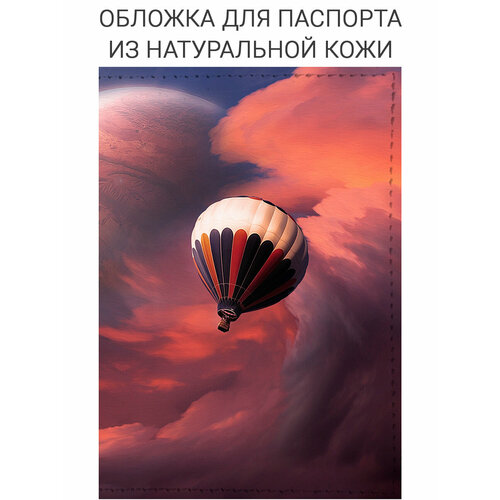 фото Обложка для паспорта elole design, белый, красный