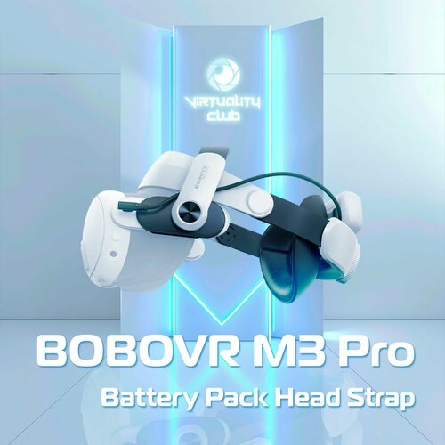 крепление bobovr m2 plus для oculus белый Регулируемое крепление BoboVR M3 Pro Battery Pack для Oculus Quest 3