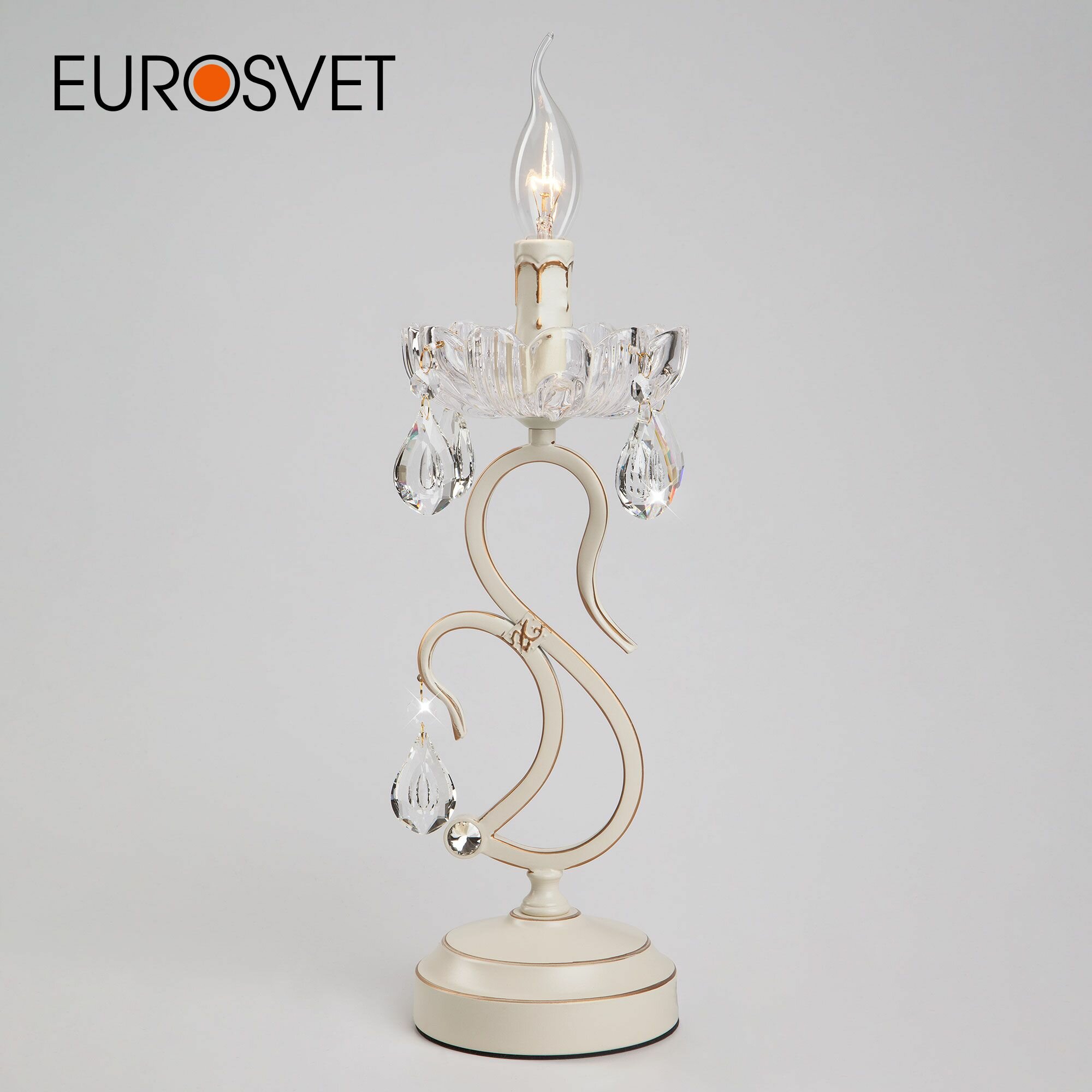 Настольная лампа Eurosvet Etna 12205/1T белый