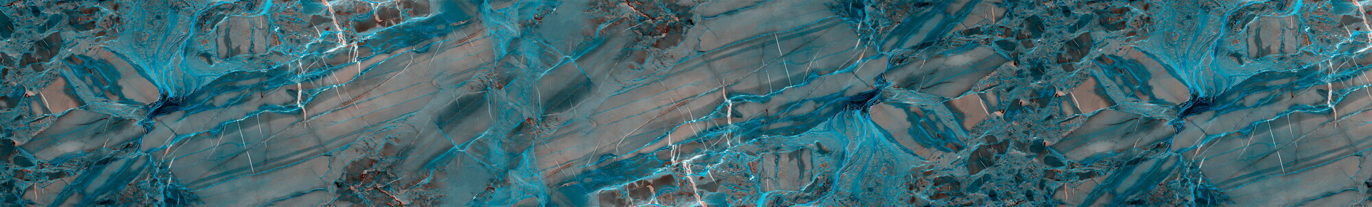 фото Фартук для кухни из АБС пластика 4000*600*1,5мм. Кухонный фартук ABS с фотопечатью "Мраморный шторм"