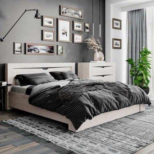 Кровать леонардо двуспальная 27665₽