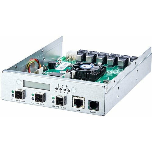 Контроллер Areca ARC-8028-24 Expander SAS/SATA 12G, 12 external port (3x SFF8644), 24 internal ports (6x SFF8643), в комплекте кабели SFF864