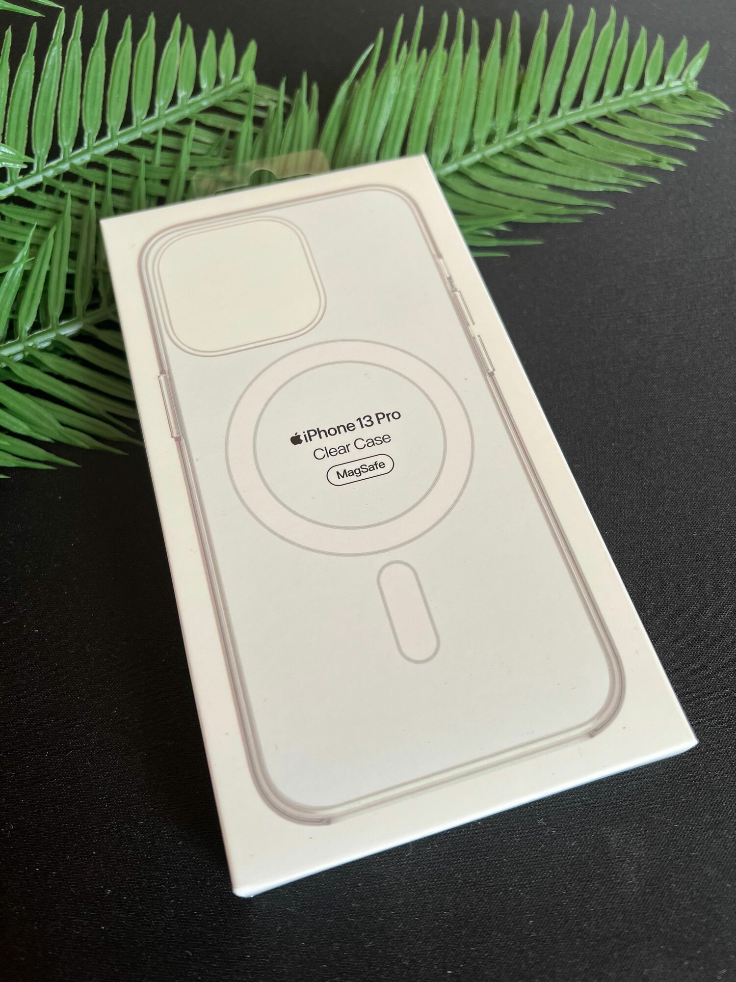 Пластиковый прозрачный чехол Clear Case MagSafe for Apple iPhone 13 Pro A2711 — фото 1