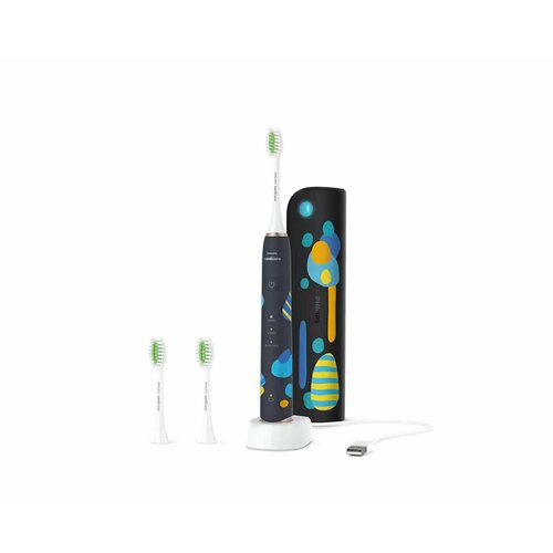 Электрическая зубная щётка Philips Sonicare 3800 HX246202 Limited Edition темно-синий 10000₽