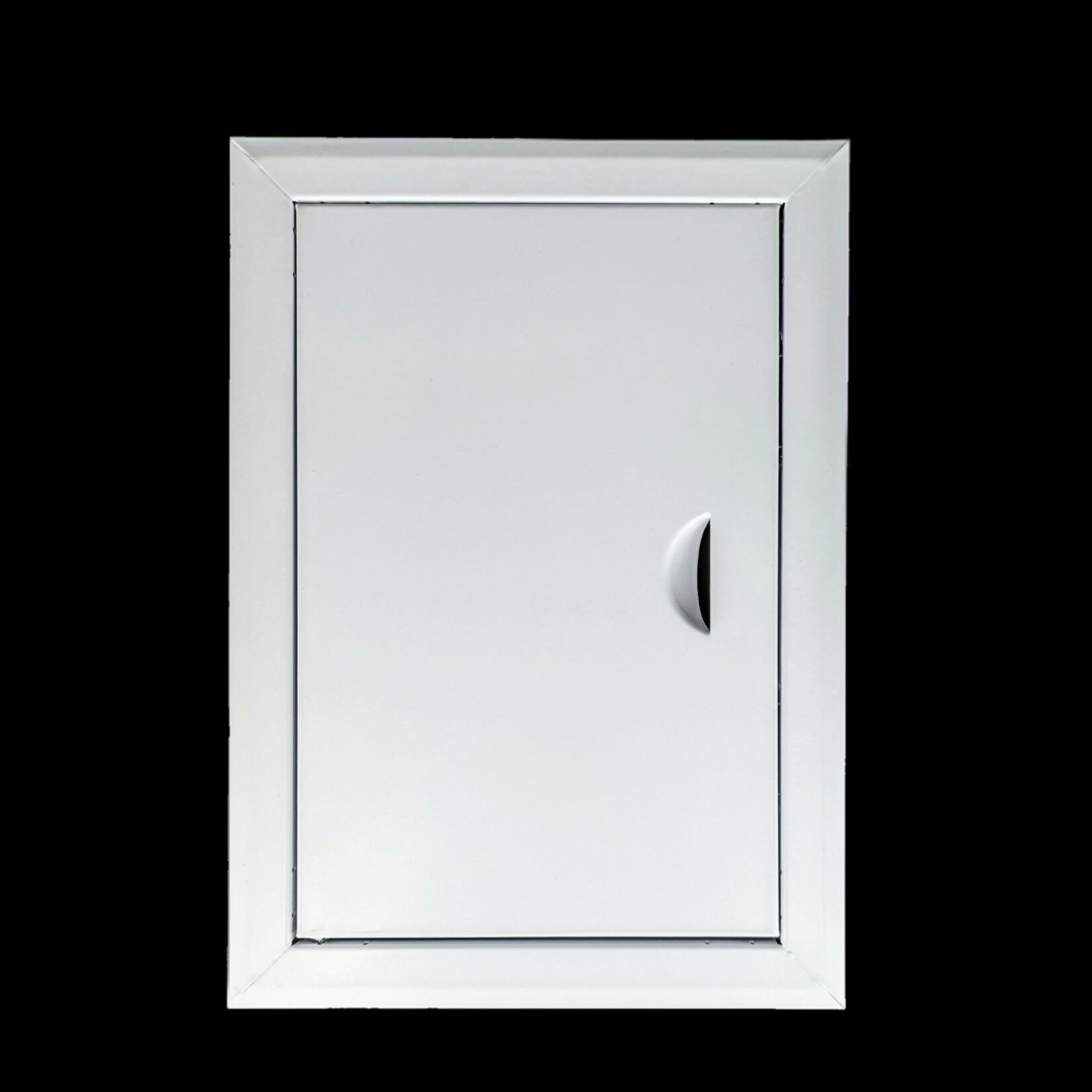 фото Люк ревизионный, сантехнический, металл, 30 на 60 см, белый