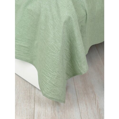 КПБ Евро вареный хлопок зеленый Linen Way 3500₽