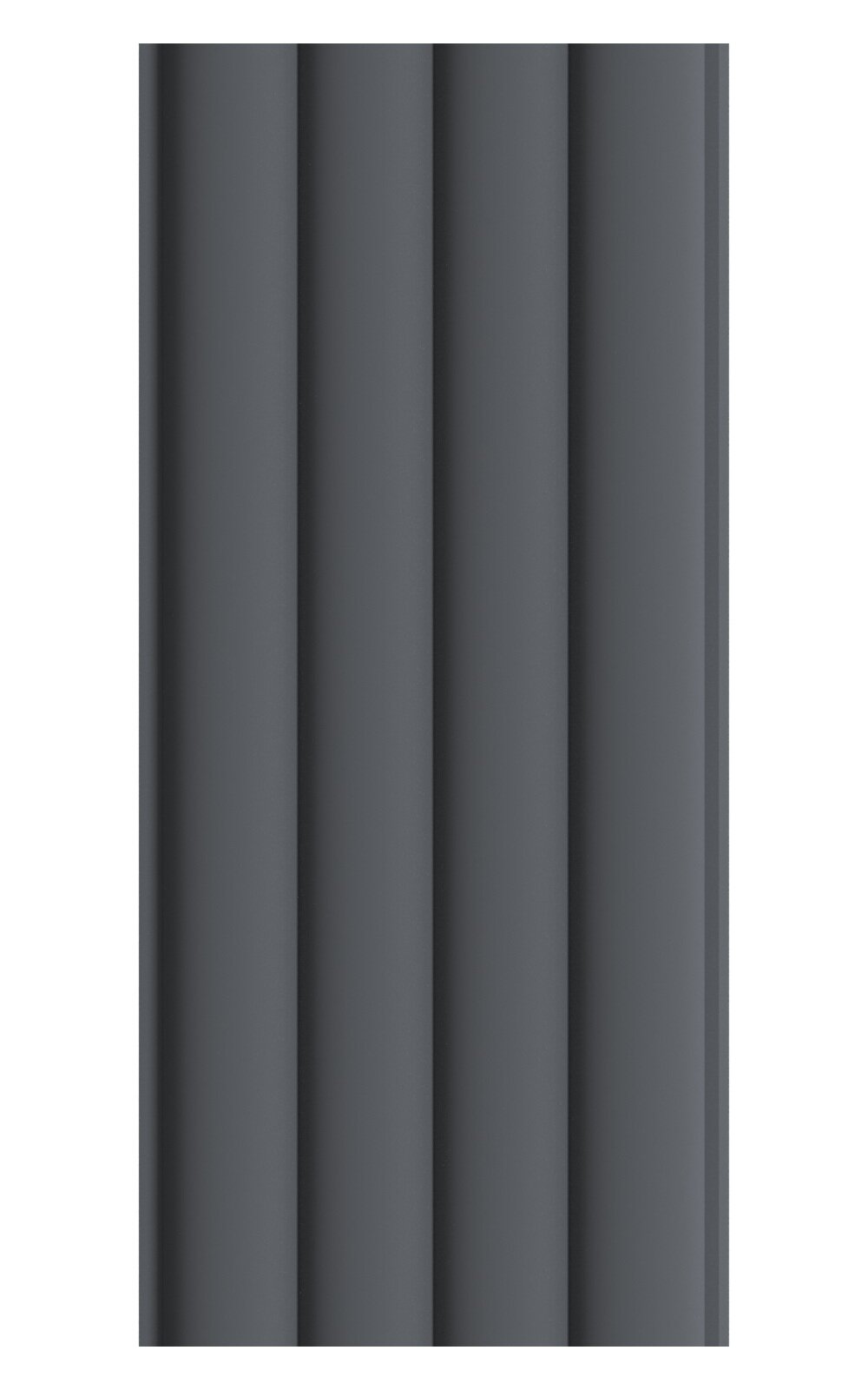 Панель Стеновая Реечная МДФ Stella Wave De Luxe Black Lead 2700x119x16