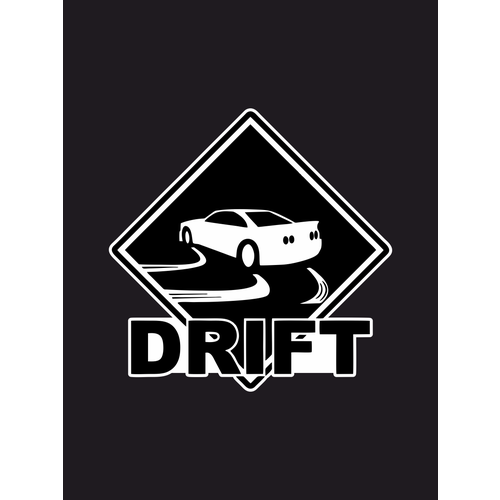 Наклейка на авто Знак DRIFT JDM Nissan Skyline 17 см.
