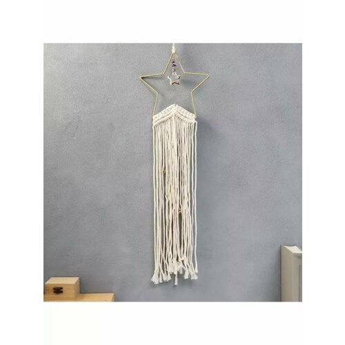 Ловец снов в технике макраме Звезда 81х20 см 1079₽