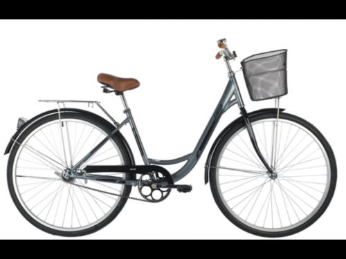 Городской велосипед Foxx 28" VINTAGE серый, сталь, размер 18"
