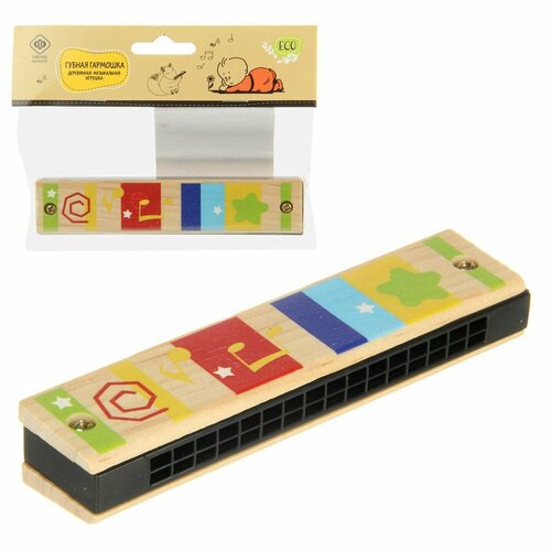 Деревянный музыкальный инструмент игрушка Губная гармошка Фабрика Фантазий 260₽