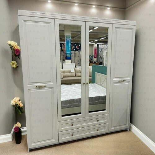 Шкаф 4-х створчатый олимп 83484₽