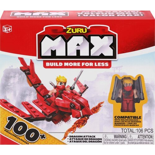 Конструктор ZURU MAX BUILD MORE Атака дракона 870₽