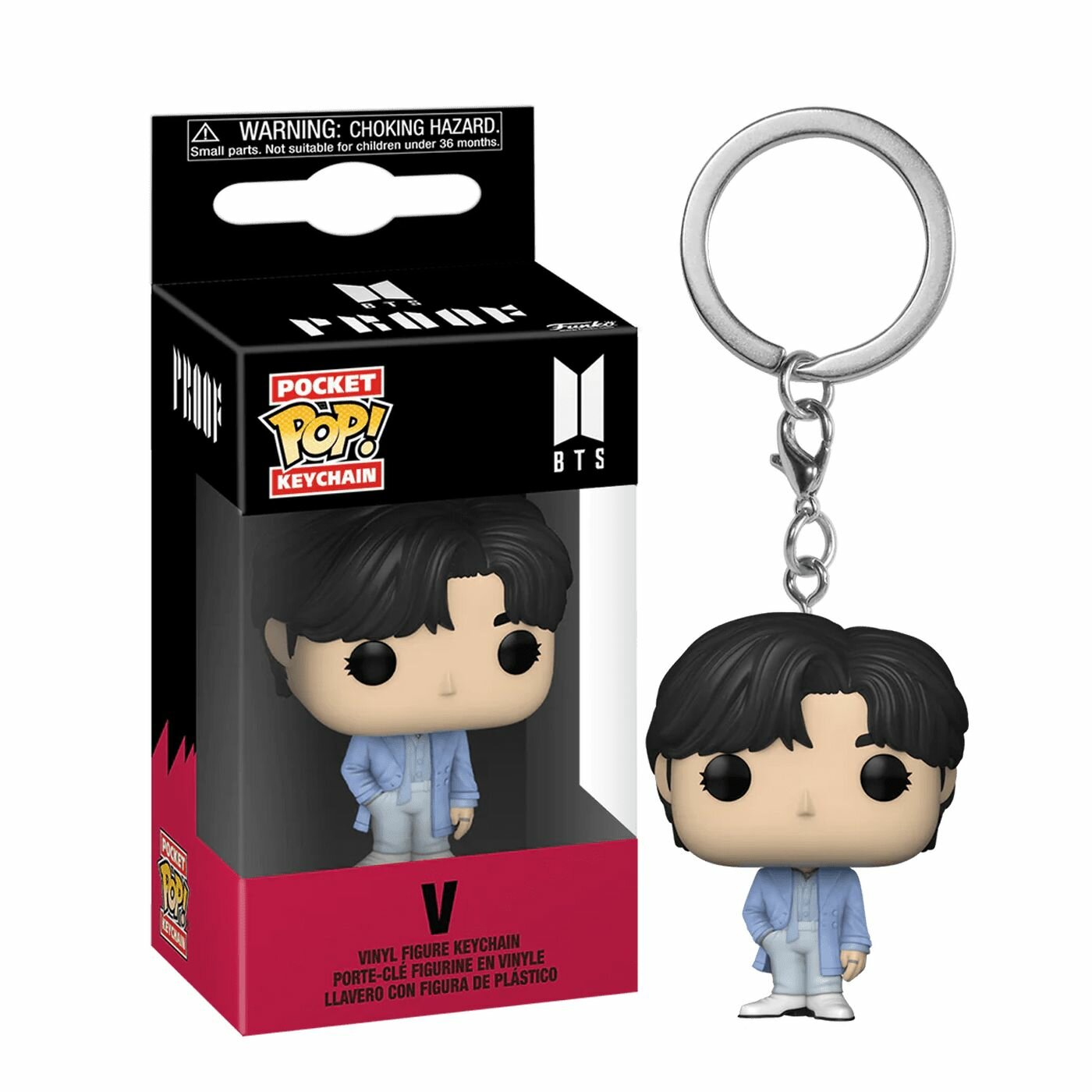 Брелок певец V Ви Пруф Proof Keychain BTS