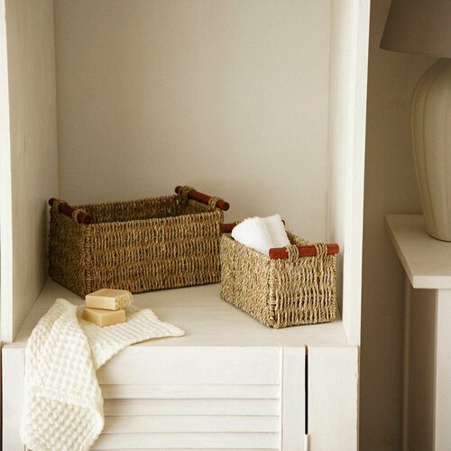 Набор корзин для хранения 2 шт SL Home размер 23х13х14 29х19х16 см 2505₽