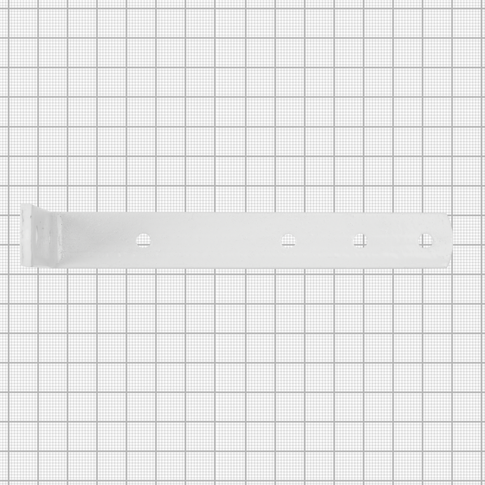 Кронштейн мебельный белый 60x140x20x4 мм — фото 1