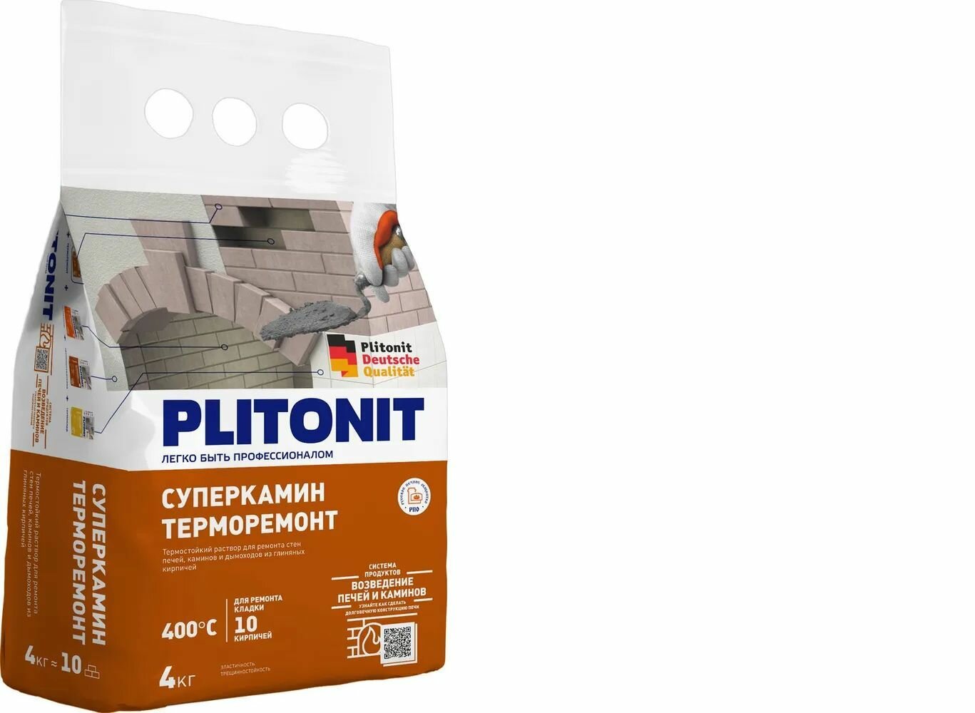 PLITONIT СуперКамин ТермоРемонт 4 кг