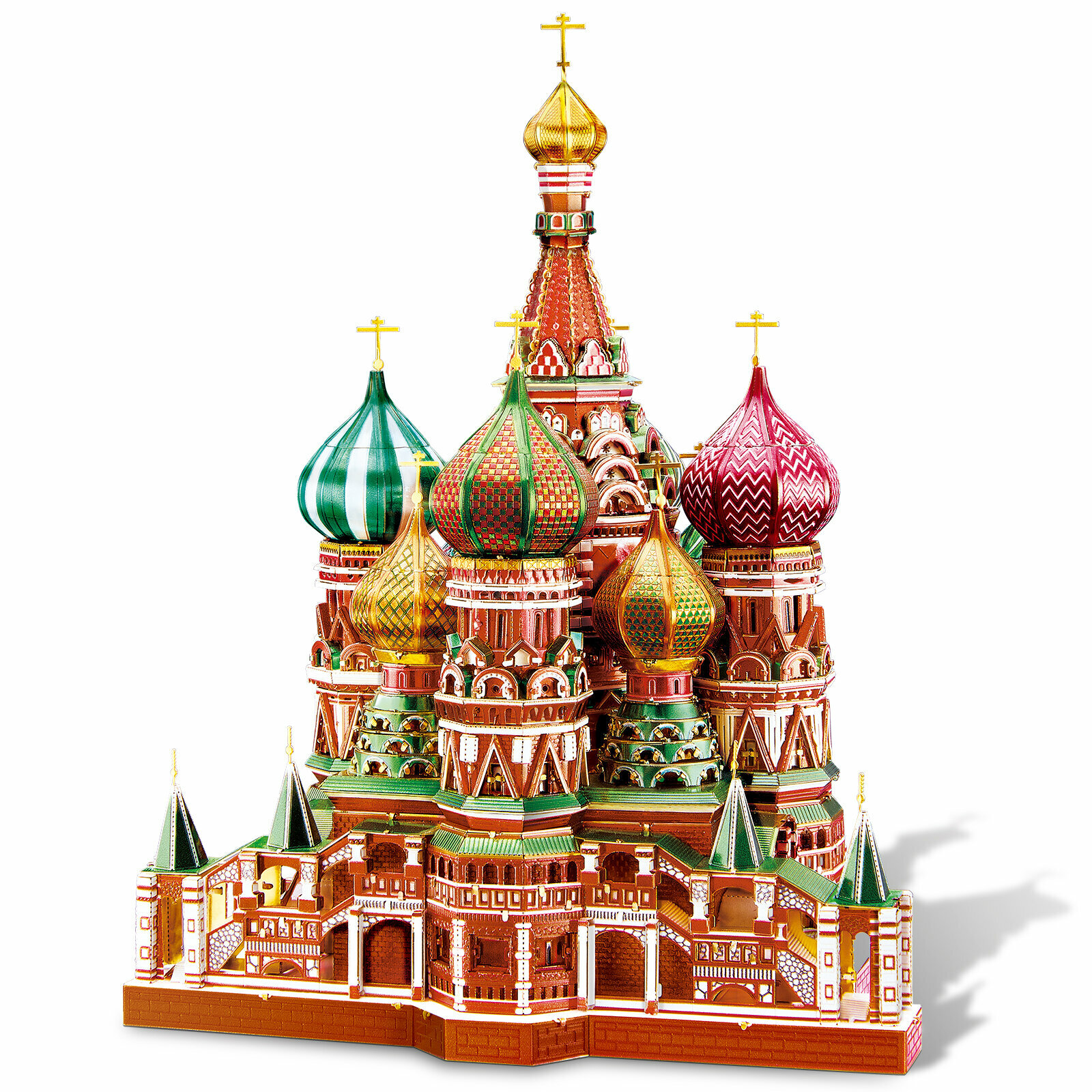 фото Металлический конструктор 3D, Сборная модель Кафедральный собор / SAINT BASIL'S CATHEDRAL (Large), конструктор для взрослых и подростков Piececool, 3D пазл