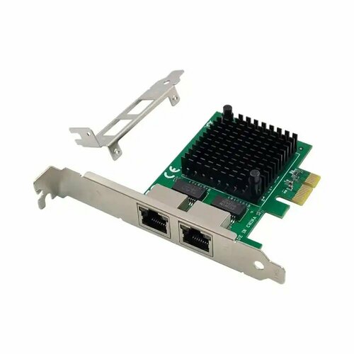 Сетевая карта PCIe x1 I225-V 2xRJ45 25Gbps Server NIC ORIENT XWT-INT225L2PE 4942₽