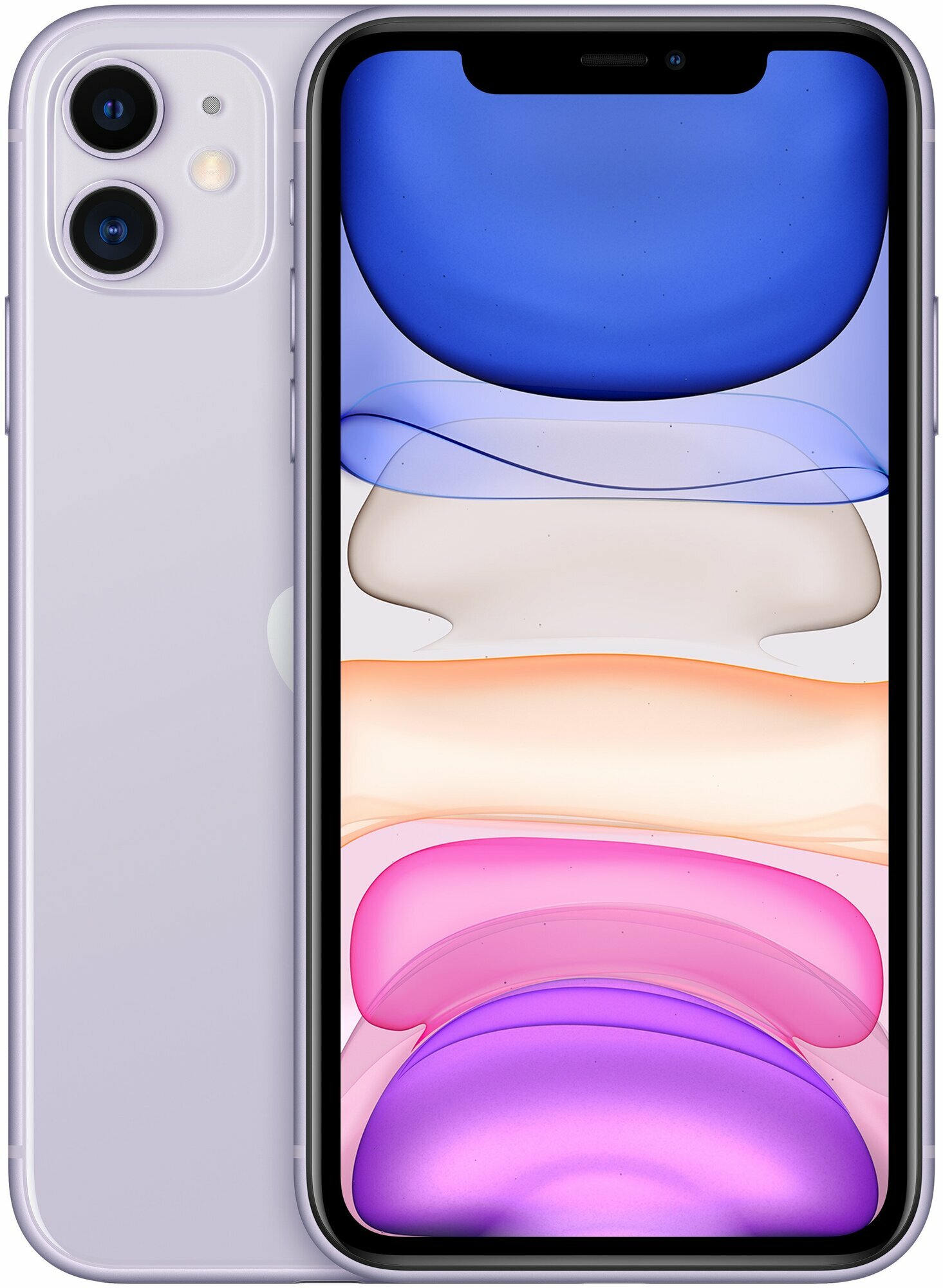 Смартфон Apple iPhone 11 256 ГБ , nano SIM фиолетовый, как новый, витринный образец