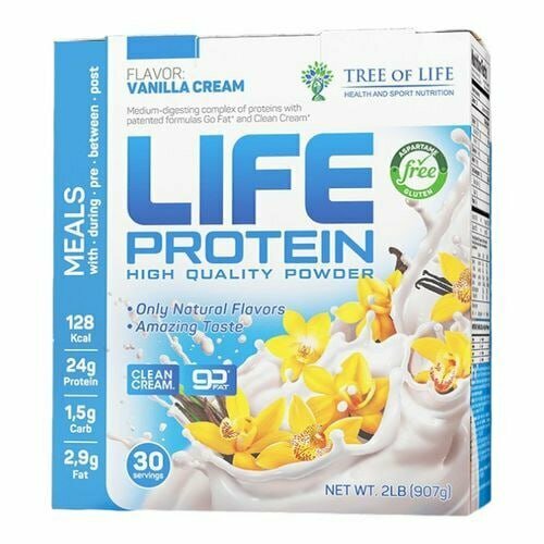 LIFE Protein 907 gr, 30 порций, Ваниль