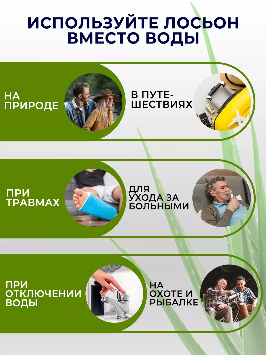 Изображение Лосьон для мытья и ухода за лежачими больными очищающий без воды 500мл ЭликСи PROLEJNEI NET