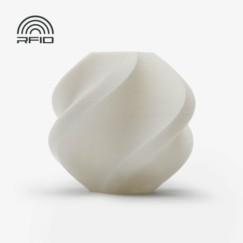 Пластик Bambu Lab PLA Basic Белый (Jade White 10100), 1кг, без катушки, 1.75мм белый