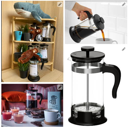 Френч-пресс икеа 1л Чехия уппхетта 2210 см Арт 60241389 2400₽