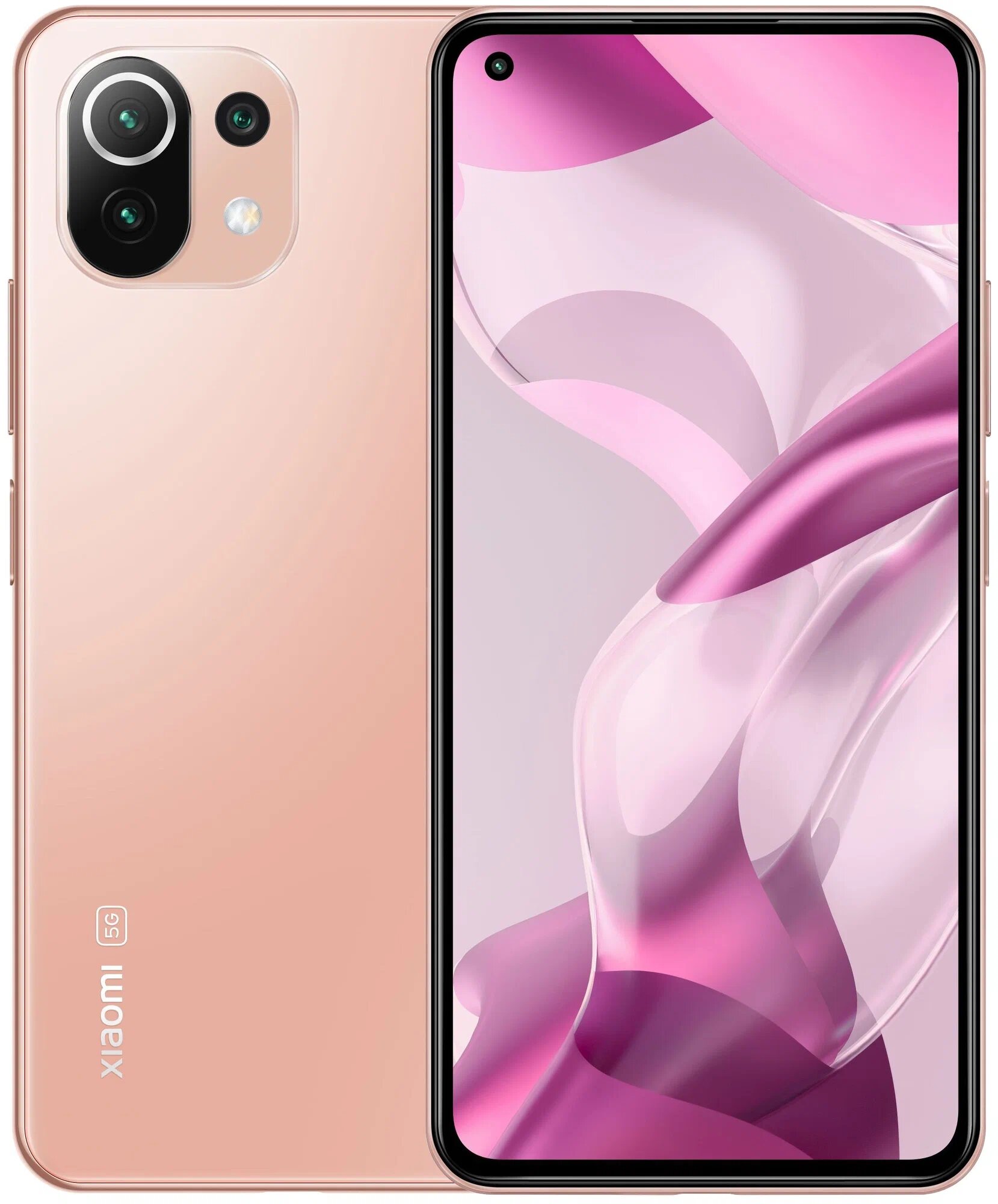 Смартфон Xiaomi Mi 11 Lite 6/128 ГБ, Dual nano SIM, розовый