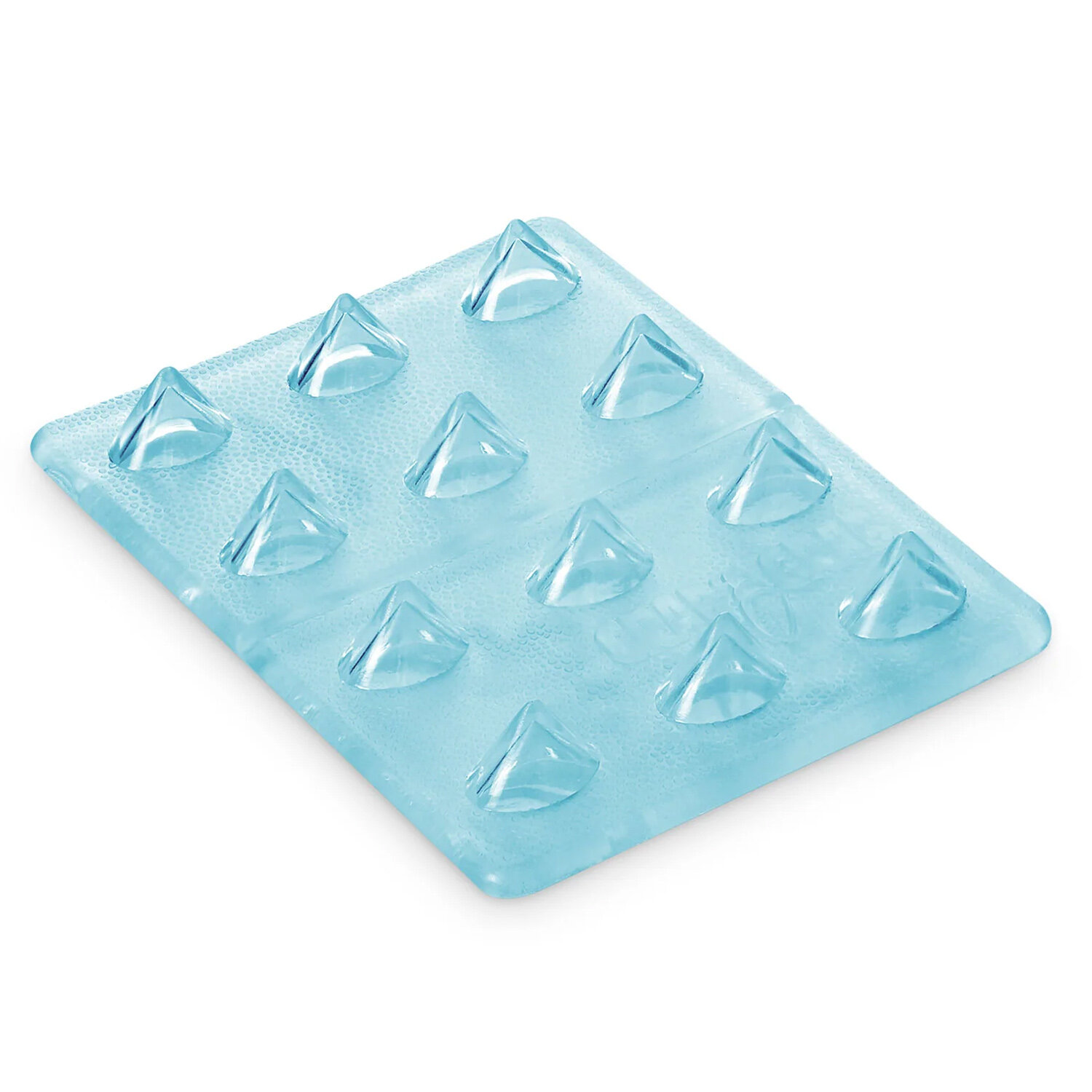 Наклейка на сноуборд CRABGRAB Mini Shark Teeth Clear Blue