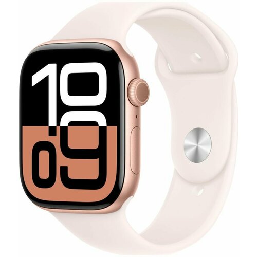 Умные часы Apple Watch Series 10 42mm Rose Gold Aluminum Case Sport Band 54516₽