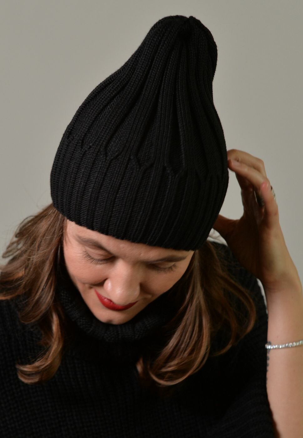 Шапка-бини Осень-зима 2024 для женщин