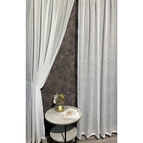 Тюль лен комплект 300х230