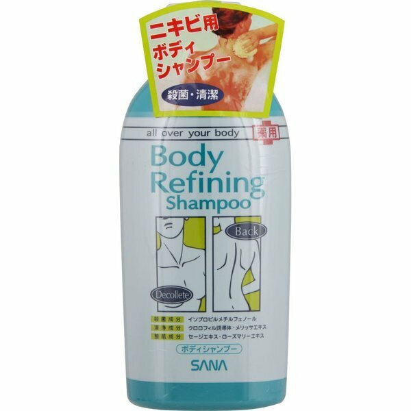 SANA Гель для душа для проблемной кожи тела Body Refining Shampoo, 300 мл