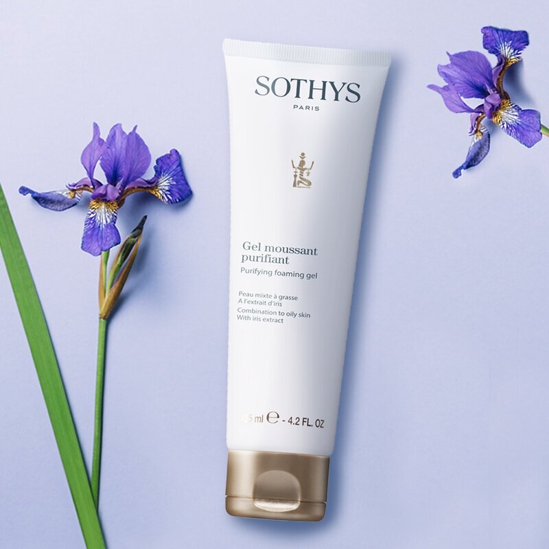 Sothys гель-мусс для умывания с экстрактами ириса и таволги Purifying Foaming Gel, 125 мл — фото 1