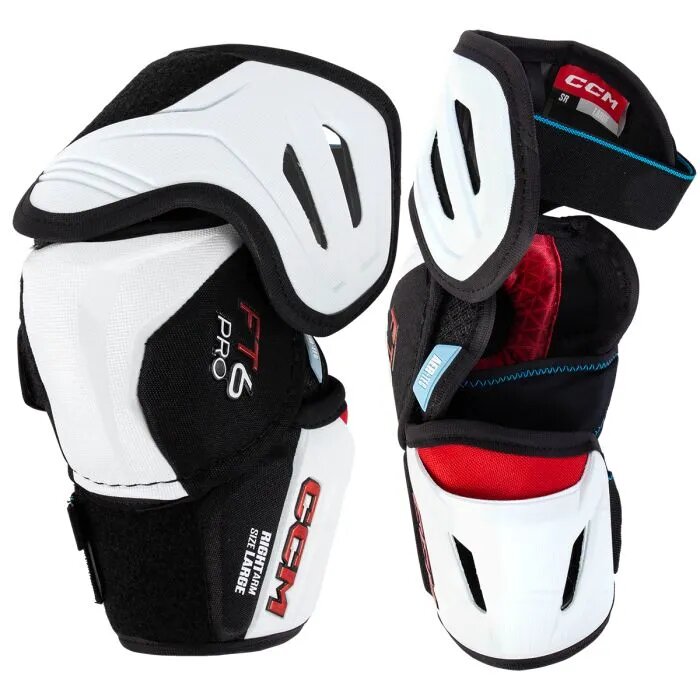 Налокотники хоккейный CCM "EP JETSPEED FT6 PRO" JR, размер L, юниорские — фото 1