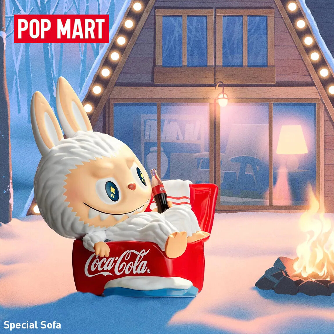 Коллекционная фигурка Слепая коробка POP MART THE MONSTERS COCA-COLA Series Figures
