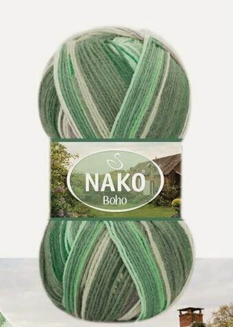 Изображение товара Пряжа Nako Boho concept цвет 81815 (100г/400м, упаковка 5 мотков)