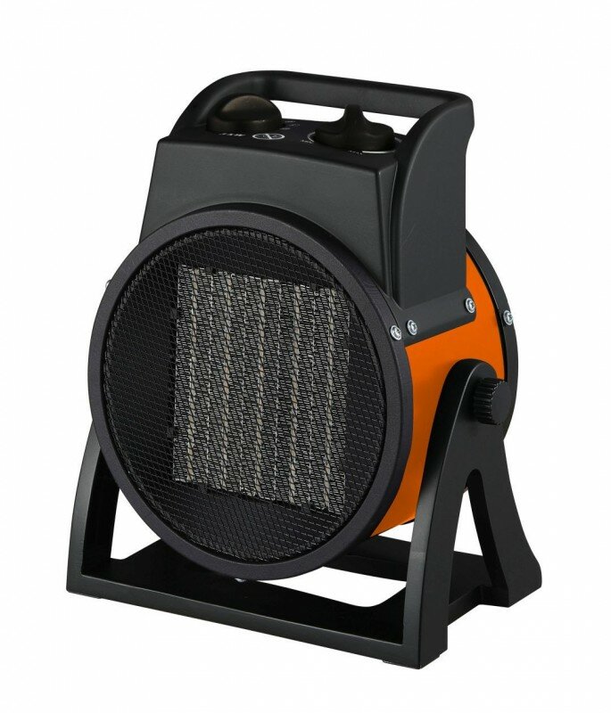 Электрический нагреватель керамический / Тепловая пушка электрическая / Тепловентилятор / Обогреватель электрический MAXPILER MEH-3001 (1.5/3 кВт производительность 220 м /ч площадь обогрева - 30 м  керамический нагреватель)