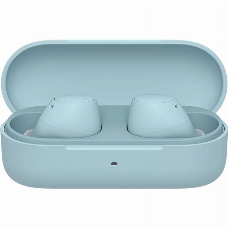 Наушники Sony WF-С510 Light Blue, беспроводные, влагозащита IPX4, голубые