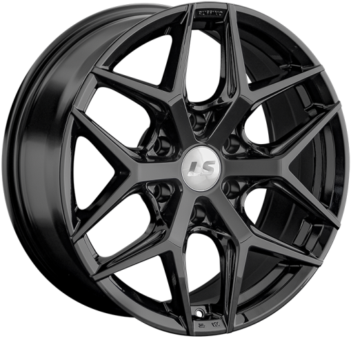 Литые диски LS wheels 1303 8x17 6x139,7 ET36 dia 100,1 BK (цвет: черный)