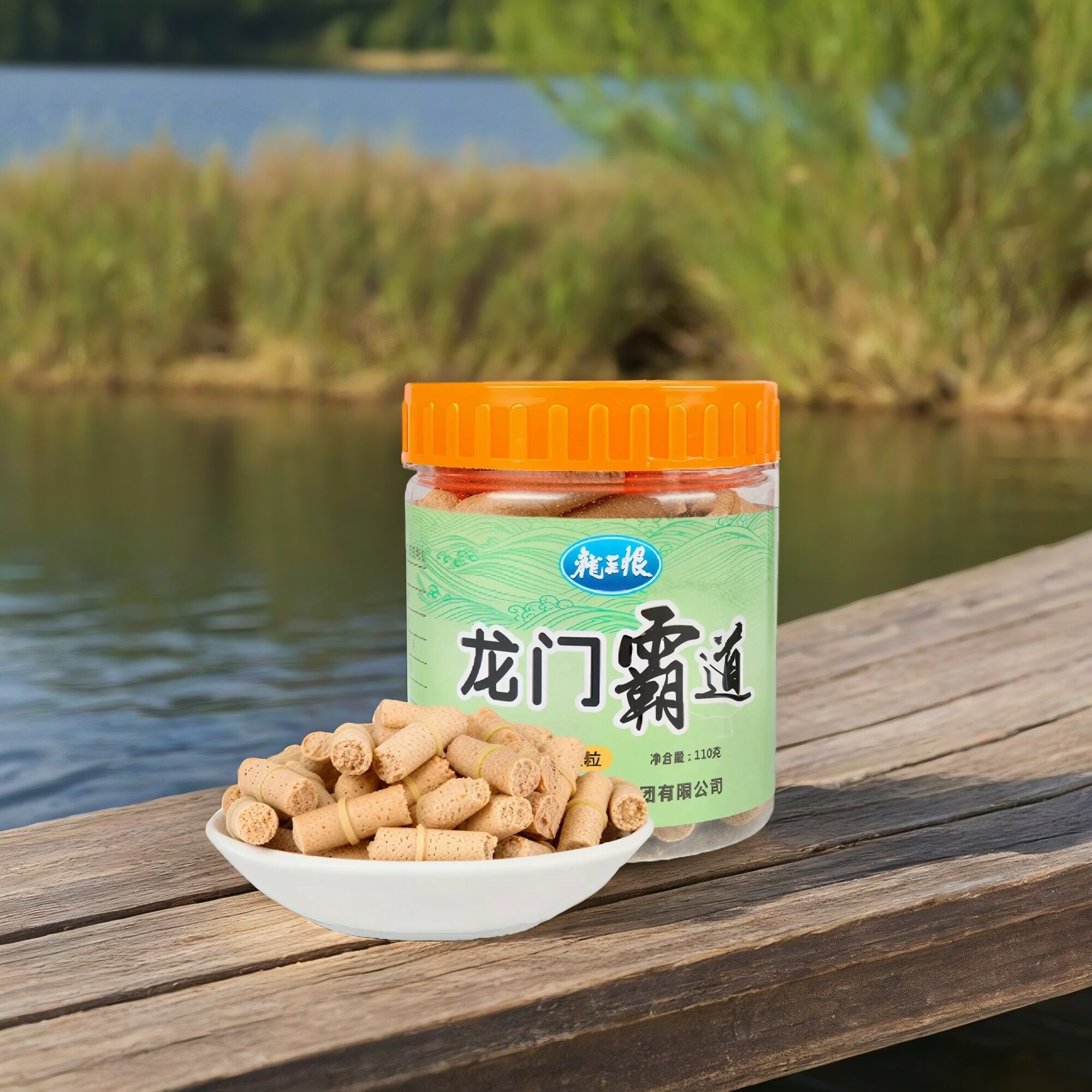 Гранулы Loonva "Зеленый дракон, аромат батата" банка 110г