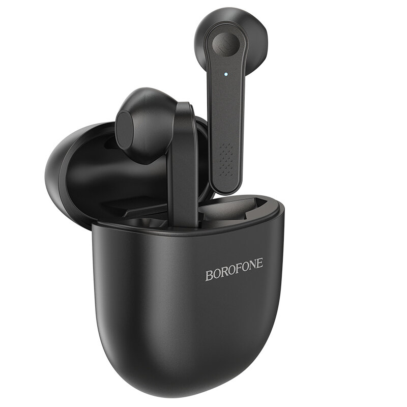 Беспроводные наушники Borofone BE49, Bluetooth 5.0, кейс 300 мА·ч, наушники 35 мА·ч, зарядка 1–1.5 ч, чип Blue trum
