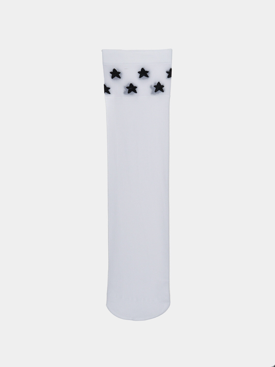 Гольфы Гольфы с узором звездочек, размер 29-32, white/black