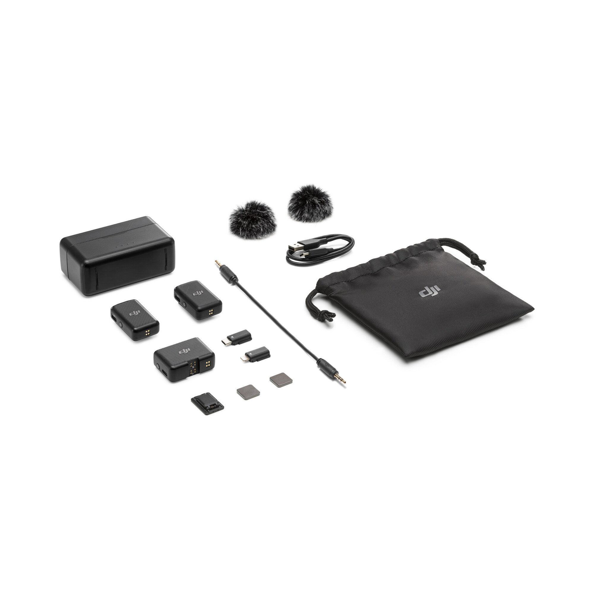 Микрофон DJI Mic 2 беспроводной, Bluetooth 2.4 ГГц, до 6 ч работы, поддержка iOS и Android, стабильная передача — фото 1