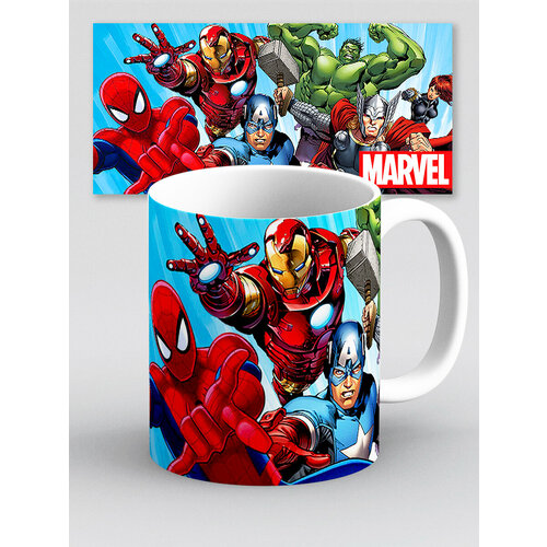 Кружка с приколом мем Человек паук Марвел Marvel Халк