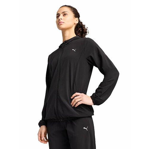 фото Куртка спортивная puma woven running jacket women, размер s int, черный