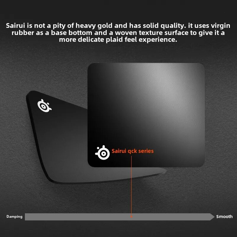 SteelSeries Qck Heavy L резиновый коврик для мыши — фото 1