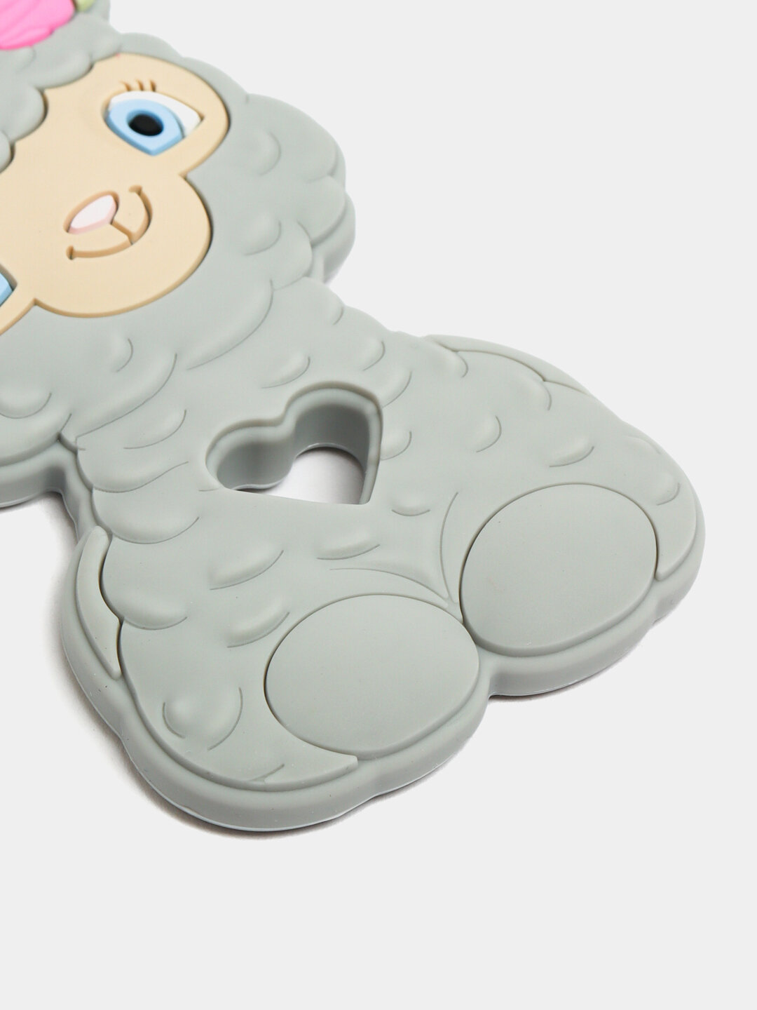 Силиконовый прорезыватель для зубов "Грызунок" Лама, мягкий, прочный — фото 1